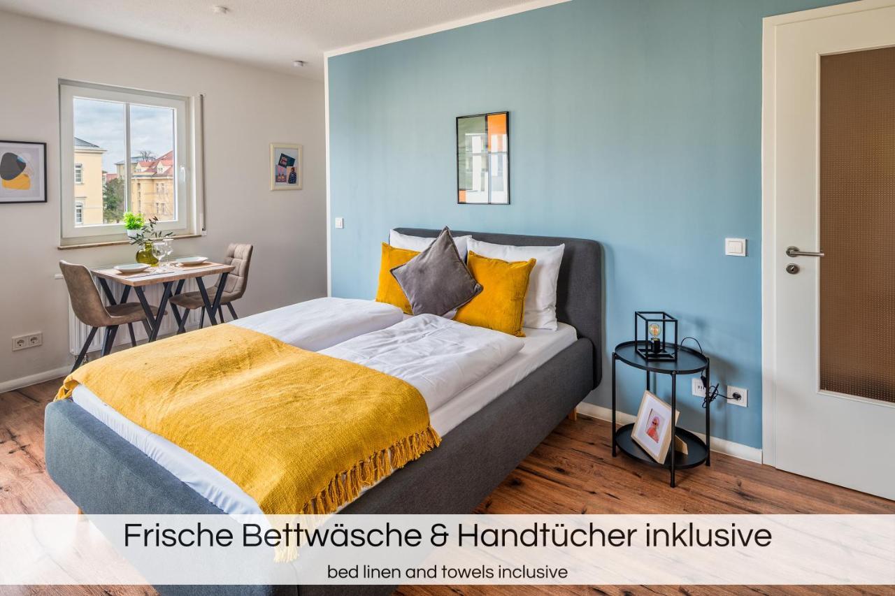 "Neptunblick"- Naehe Altstadt - Ruhig - Balkon - Parkplaetze Dresda Exterior foto