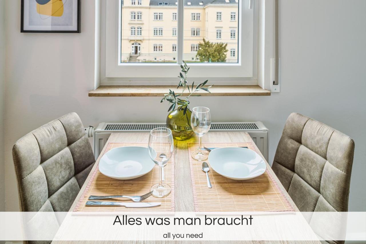 "Neptunblick"- Naehe Altstadt - Ruhig - Balkon - Parkplaetze Dresda Exterior foto