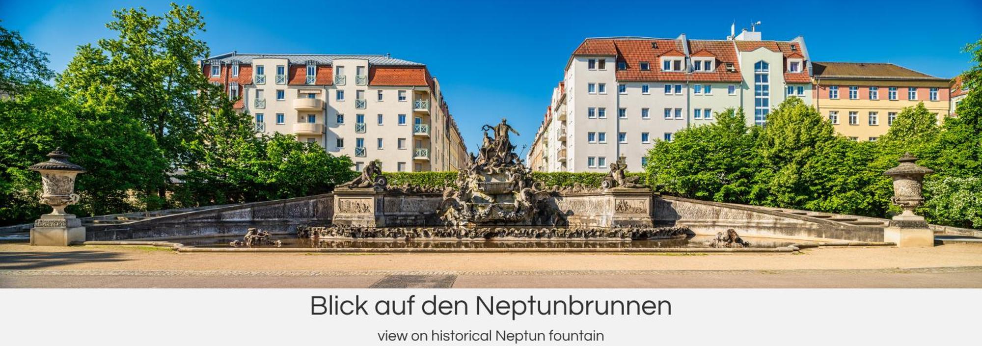 "Neptunblick"- Naehe Altstadt - Ruhig - Balkon - Parkplaetze Dresda Exterior foto